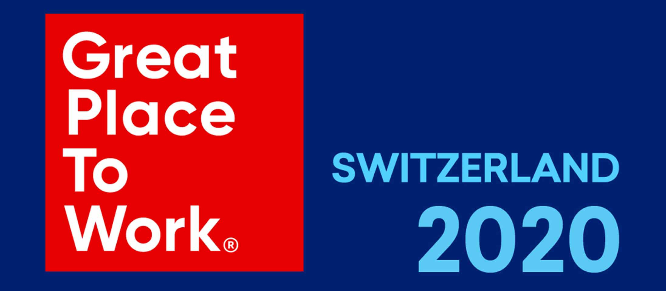 great place to work switzerland 2020 logo